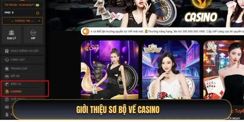 Giới thiệu về danh mục casino Winvn